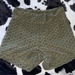 Medium sized workout shorts